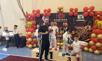 طلاب مدرسة حسني عرار للكراتيه وفنون القتال يشاركون في بطولة كأس الأبطال في قرية نحف